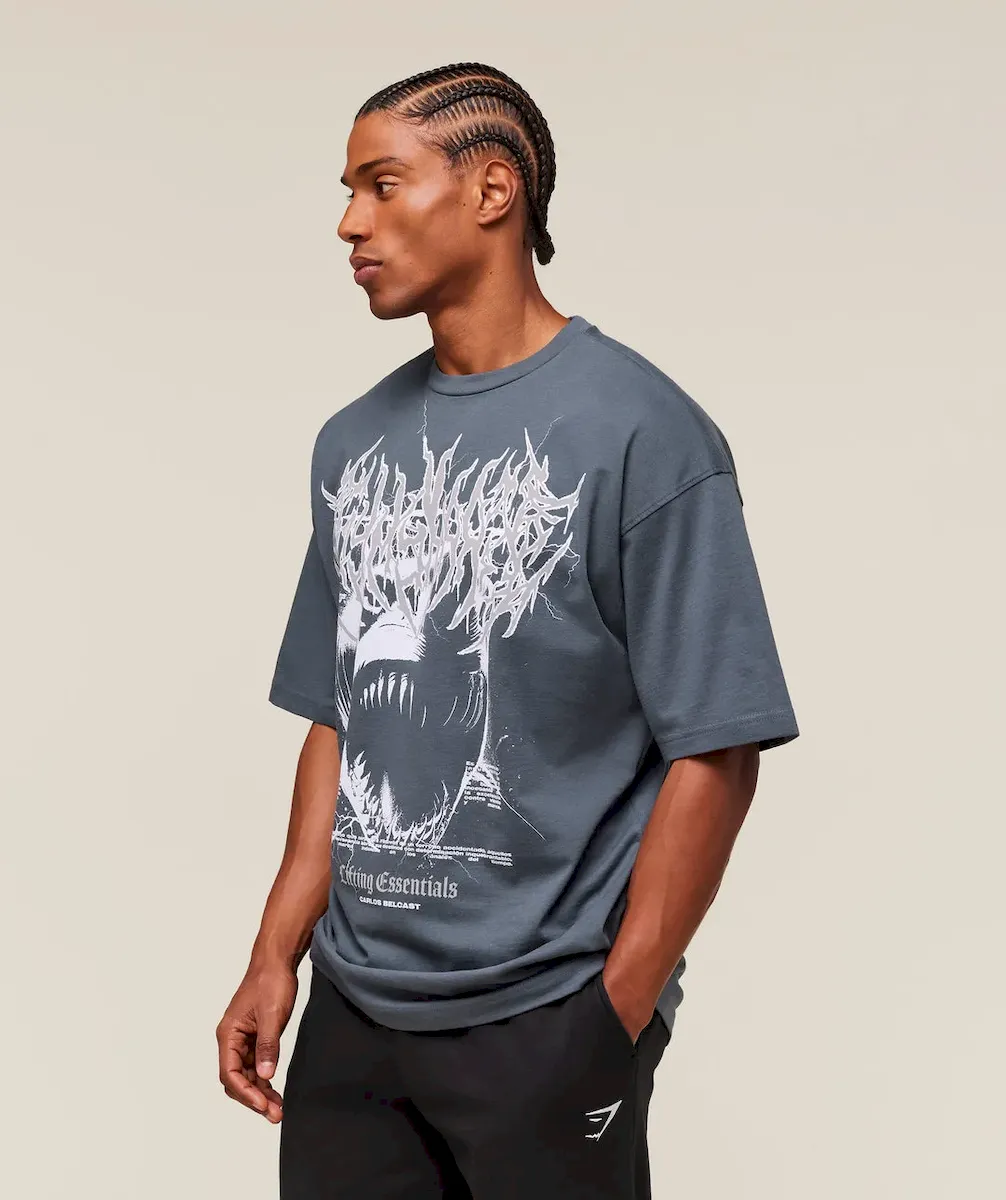 Carlos Belcast x Rest Day Essential T-Shirt - Image 3