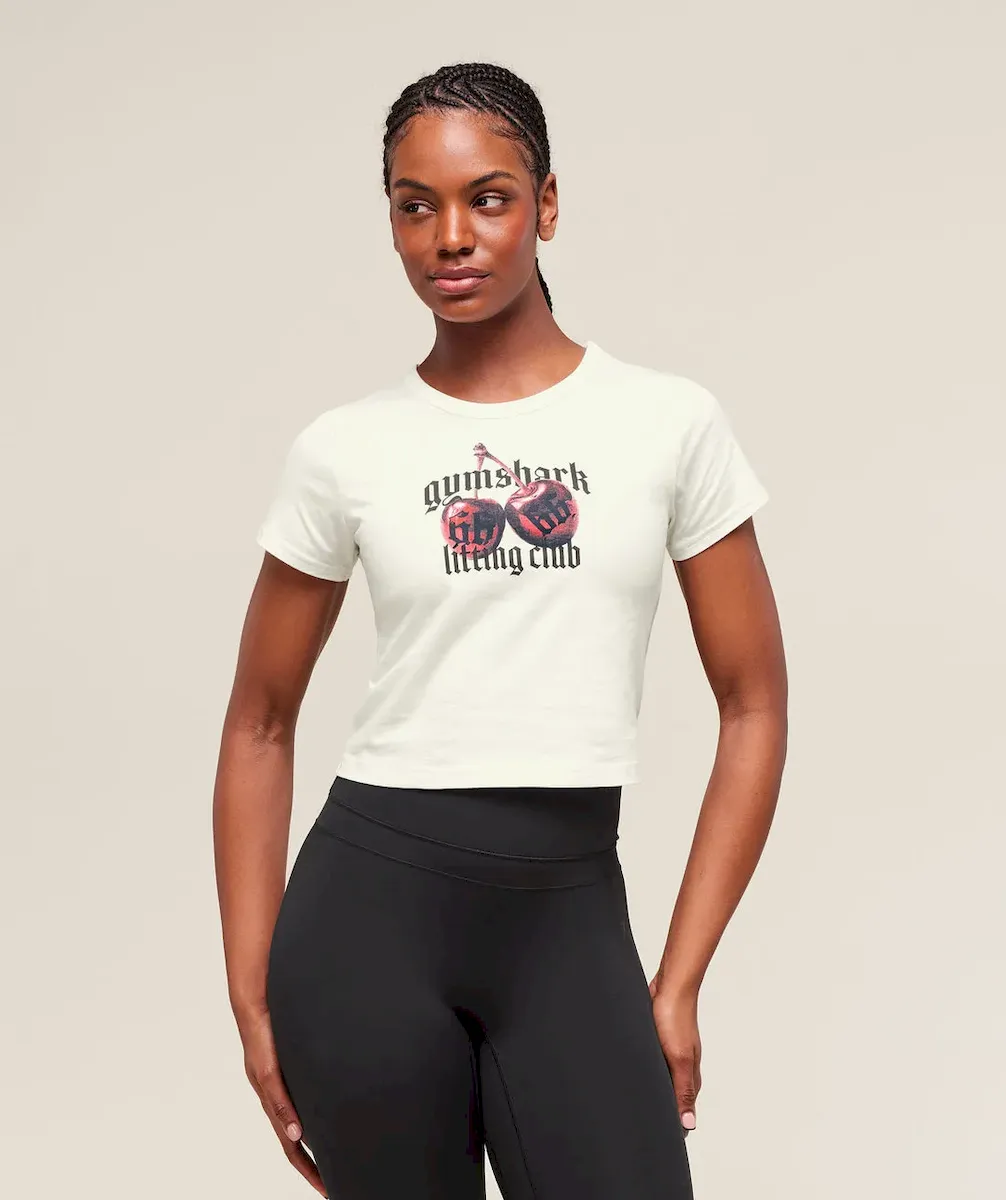 Cherry Graphic Baby Tee - Image 2