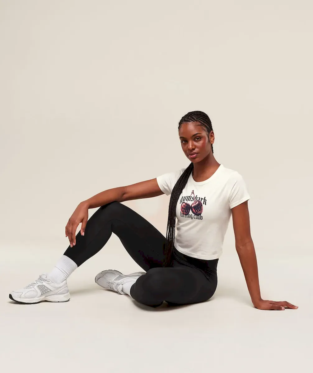 Cherry Graphic Baby Tee - Image 3