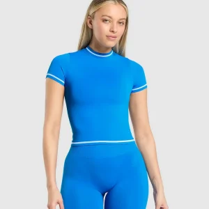 Contrast Seamless Midi Tee