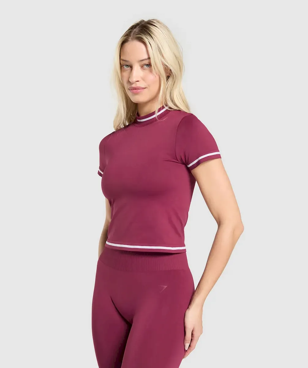 Contrast Seamless Midi Tee - Image 3