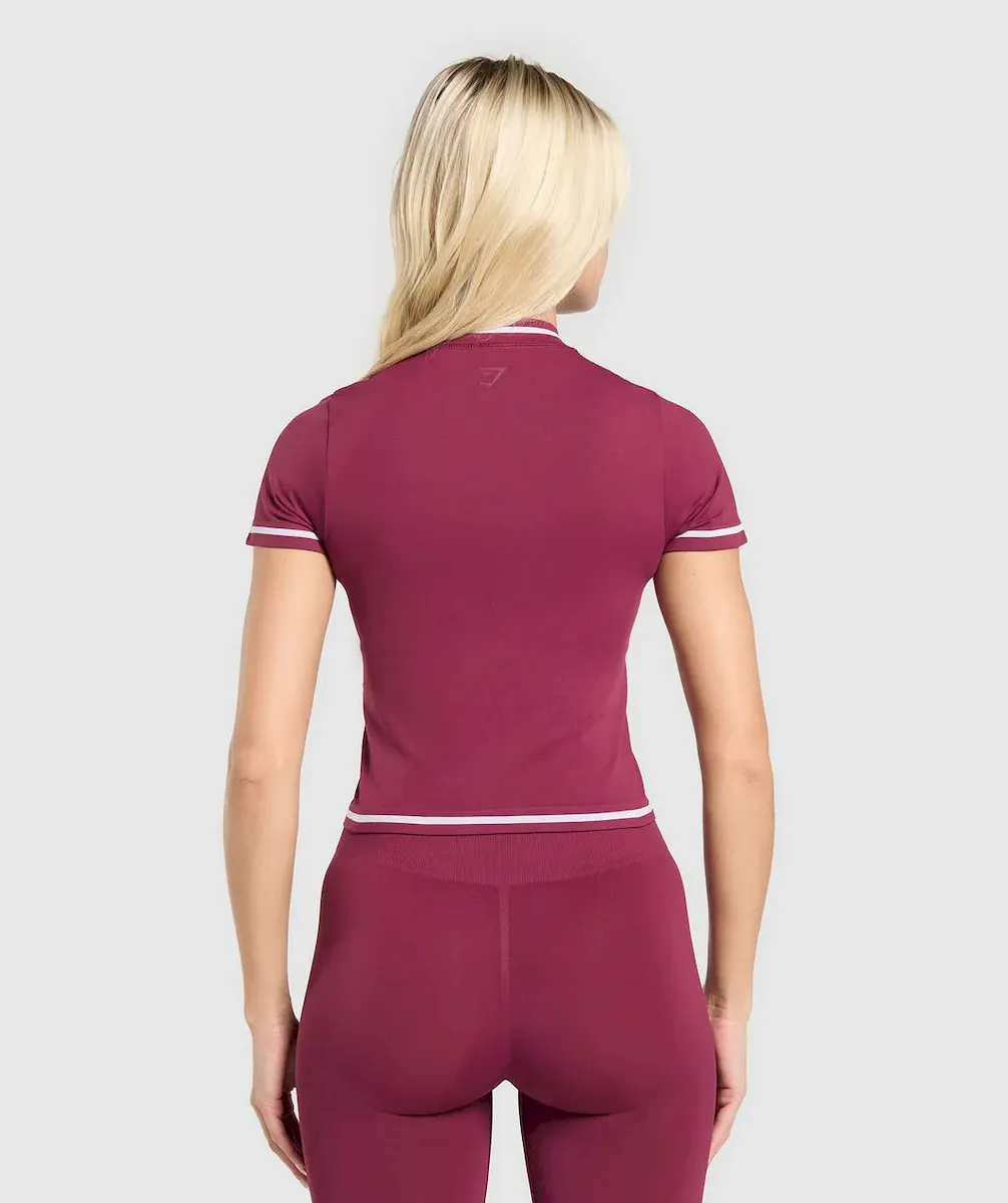 Contrast Seamless Midi Tee - Image 2