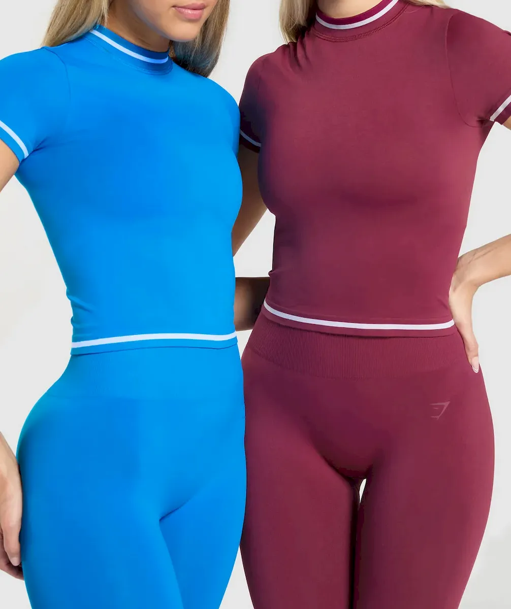 Contrast Seamless Midi Tee - Image 7