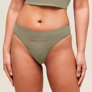 Cotton Graphic Thong