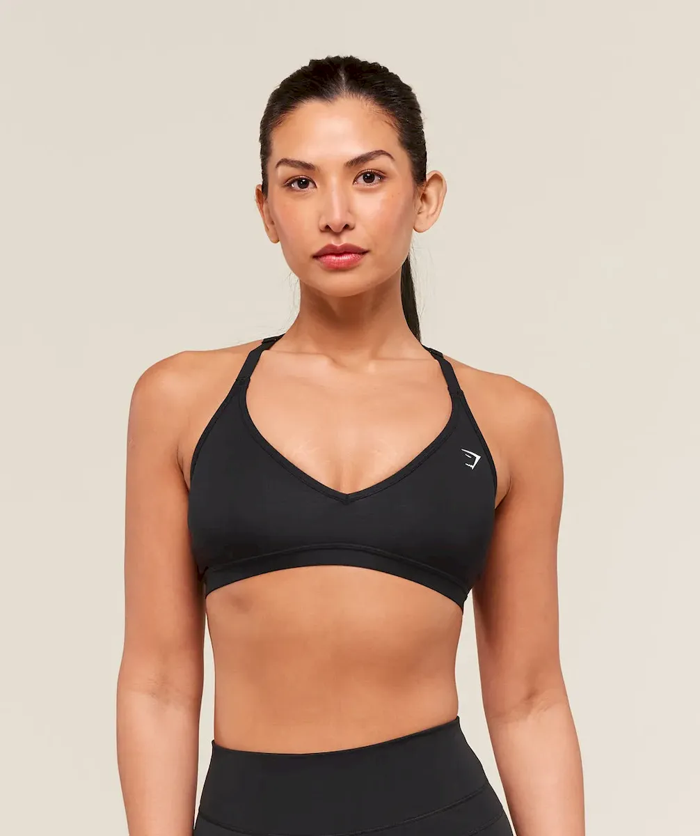 Cotton Racerback Sports Bra - Image 2