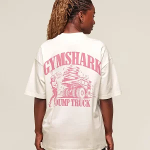 Dump Truck Graphic Oversized T-Shirt
