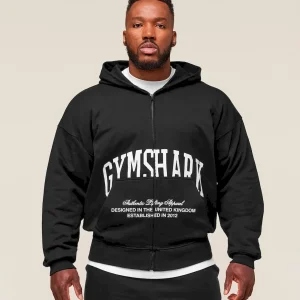 Collegiate Script Zip Up Hoodie