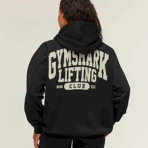 Lifting Club Graphic Oversized Hoodie