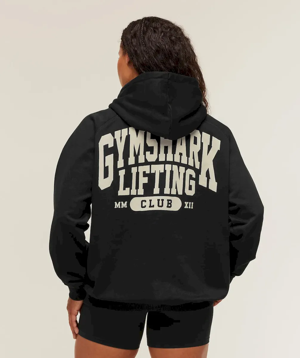 Lifting Club Graphic Oversized Hoodie