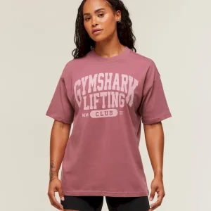 Lifting Club Graphic Oversized T-Shirt