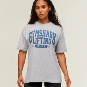 Lifting Club Graphic Oversized T-Shirt