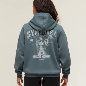 Gritty Muscle Mommy Graphic Hoodie