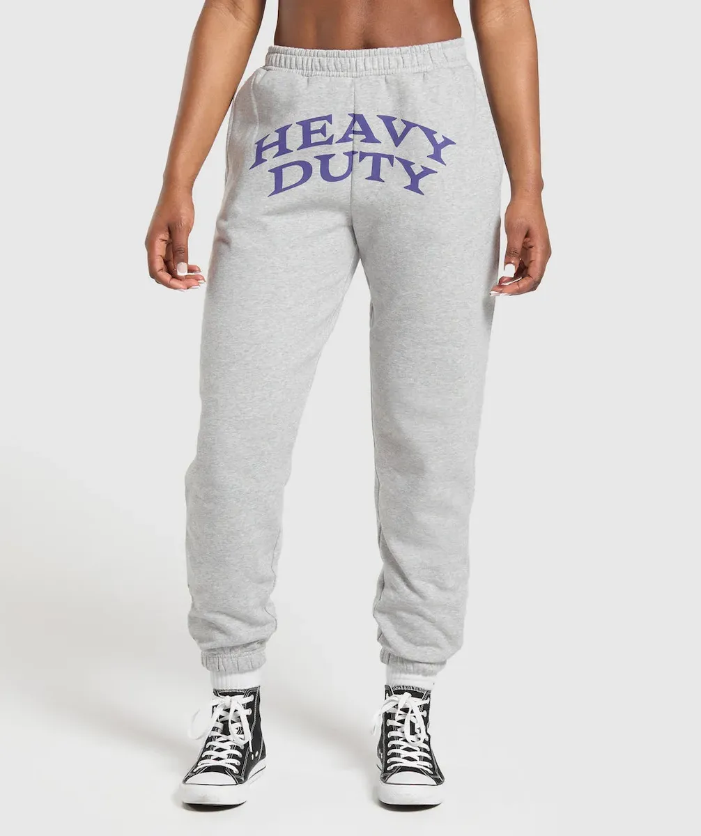 Heavy Duty Graphic Loopback Jogger
