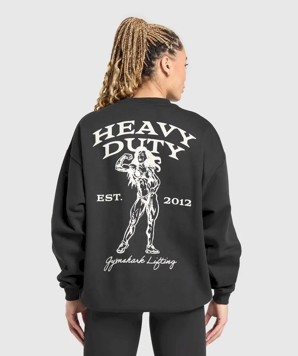 Heavy Duty Graphic Oversized Pullover
