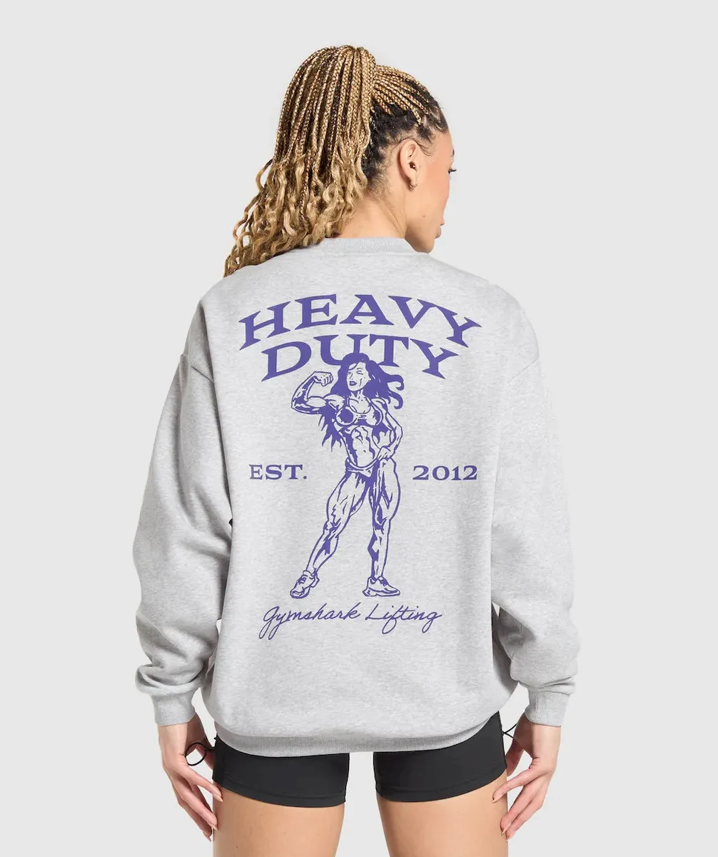 Heavy Duty Graphic Oversized Pullover