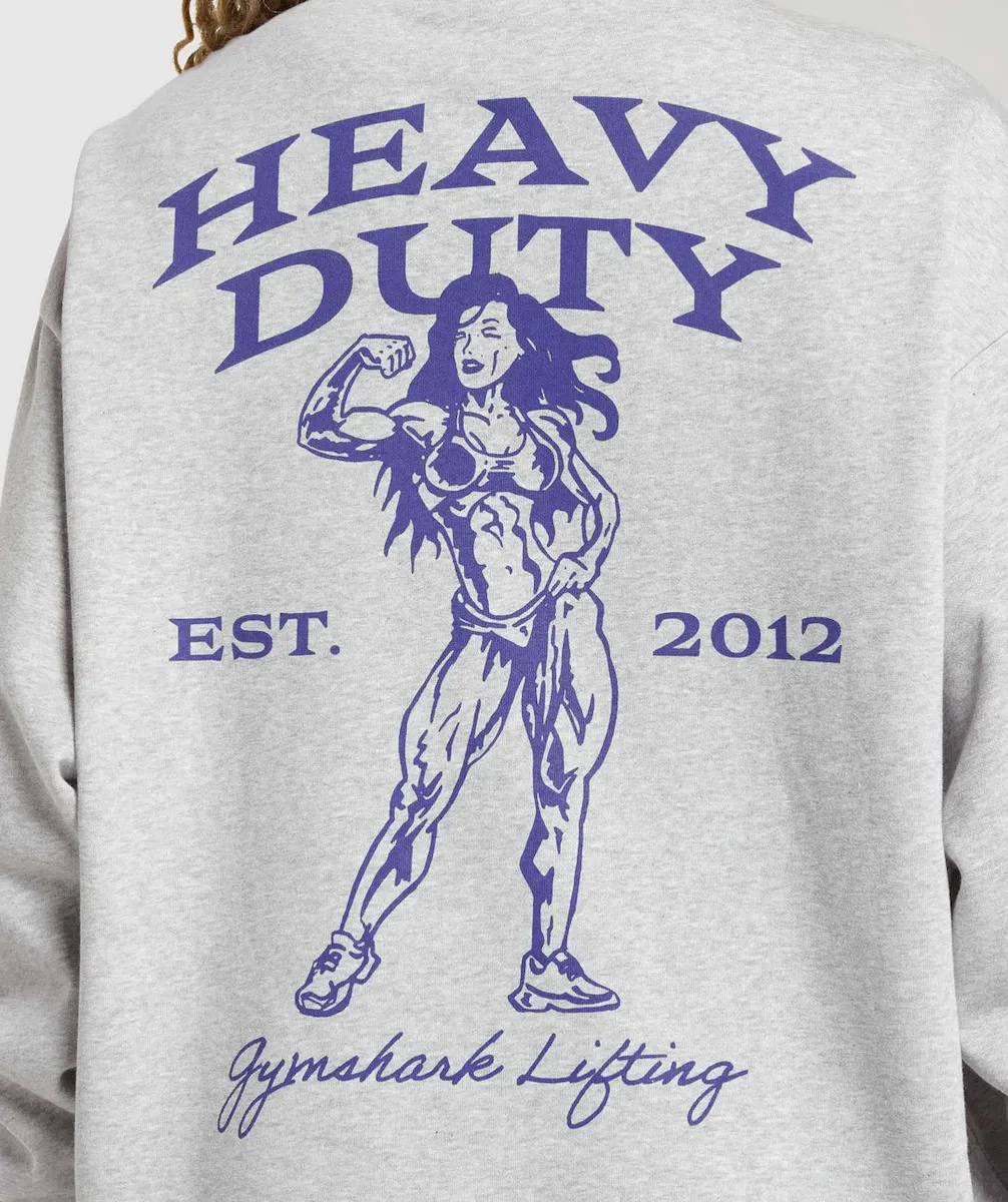 Heavy Duty Graphic Oversized Pullover - Image 5