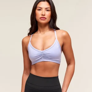 Ruched Strappy Sports Bra