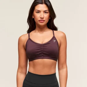 Ruched Sports Bra
