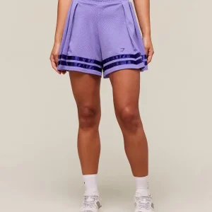 Mesh Pleated Shorts