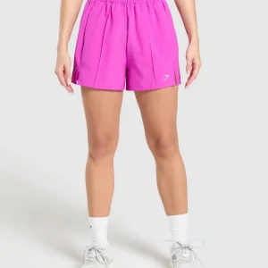 Pintuck Shorts