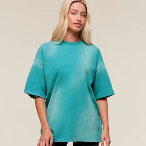 Summer Tie-Dye Graphic Oversized T-Shirt