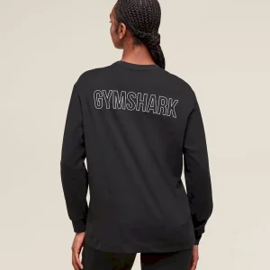 Trace Graphic Long Sleeve Top