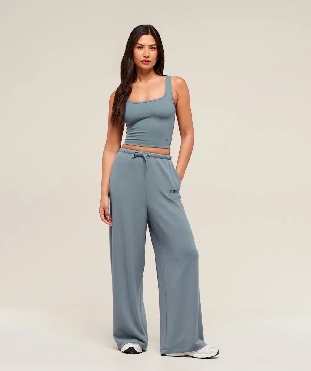 Waffle Wide Leg Pants - Image 3